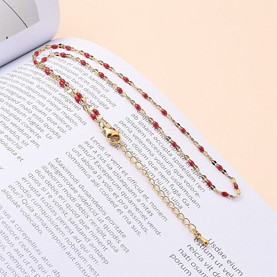 304 Stainless Steel Link Chain Necklaces NJEW-JN03084-06-1
