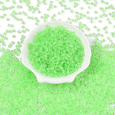 6/0 Inside Colours Transparent Glass Seed Beads SEED-T007-07D-1