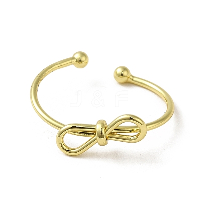 Brass Cuff Rings for Women RJEW-D026-03G-1