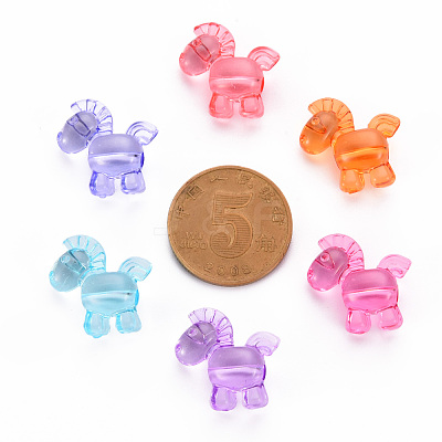 Transparent Acrylic Beads TACR-S154-47B-1