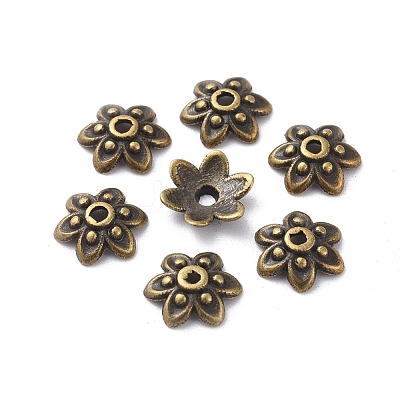 Tibetan Style Bead Caps X-MLF0626Y-NF-1