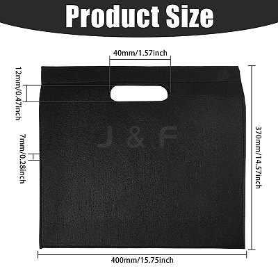 Rectangle Felt Purse Organizer Insert DIY-WH0899-816C-1