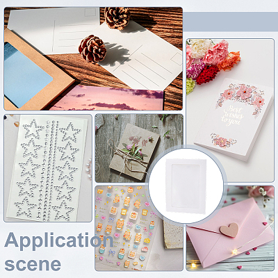 Paper Name Card Holders AJEW-WH0460-058B-1