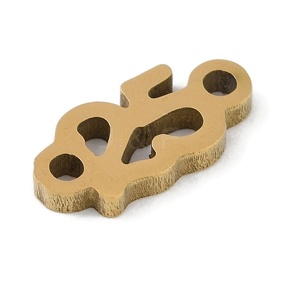 304 Stainless Steel Connector Charms STAS-L279-018G-1