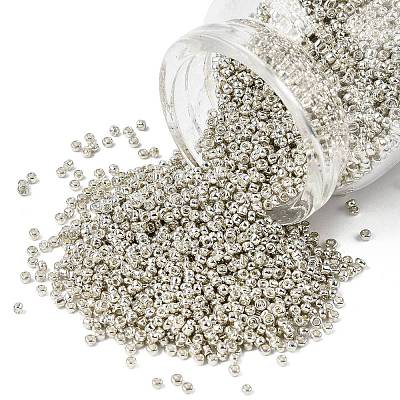 12/0 Electroplate Glass Seed Beads SEED-Q003-S-1
