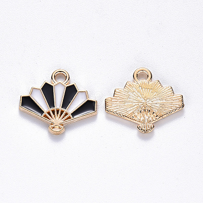 Chinese Style Alloy Enamel Pendants X-ENAM-N054-026C-1