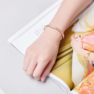 Simple Elegant Stainless Steel Bangle JB264A-1
