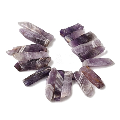 Natural Amethyst Beads Strands G-S386-D16-1