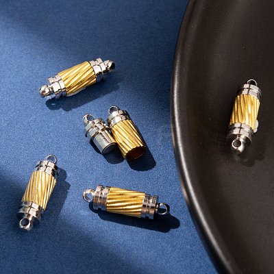 Brass Magnetic Clasps with Loops X-MC040-1-1
