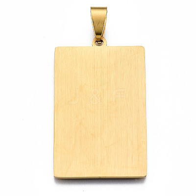 201 Stainless Steel Pendants STAS-S105-LA460-10-1