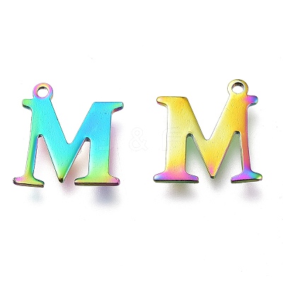 Ion Plating(IP) 304 Stainless Steel Charms STAS-H112-M-M-1