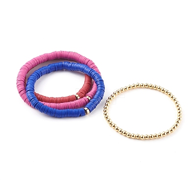 Stretch Beaded Bracelets Sets BJEW-JB06177-04-1