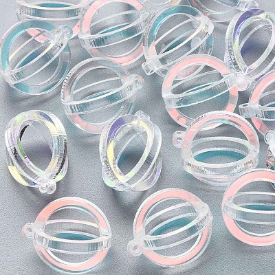 Transparent Acrylic Pendants X-KY-S163-197-1