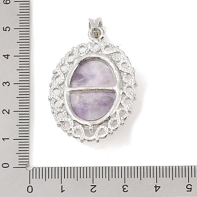 Natural Amethyst Pendants G-A226-03P-08-1
