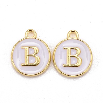 Golden Plated Alloy Charms X-ENAM-S118-01B-1