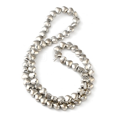 Electroplate Glass Beads Strands EGLA-H109-12D-01-1
