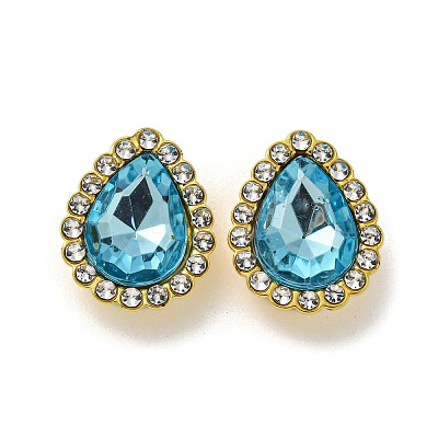Acrylic Rhinetsone Cabochons FIND-C054-02G-05-1
