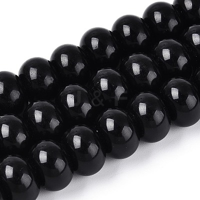 Natural Obsidian Beads Strands G-T144-33-1