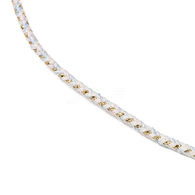 2.5MM Round Nylon Cotton Cord Necklace Making NJEW-C106-01G-10-1