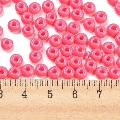 Imitation Jade 3/0 Glass Seed Beads SEED-Z001-A-B03-1