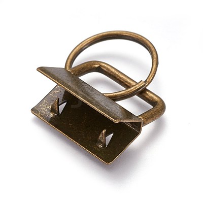 Electroplate Iron Split Key Rings IFIN-WH0044-01A-AB-1