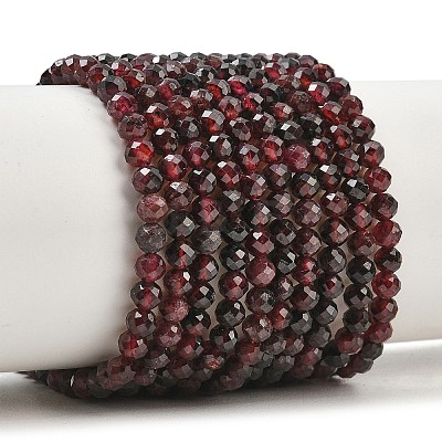 Natural Red Garnet Beads Strands GG-CBA1497-A04-4mm-1