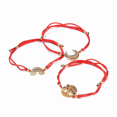 Adjustable Nylon Cord Bracelets BJEW-JB04430-1