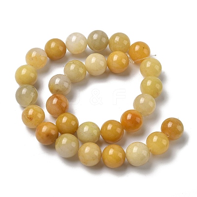 Natural Topaz Jade Beads Strands G-F818-A02-14mm-02-1