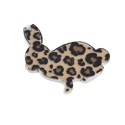 Easter Printed Acrylic Pendants OACR-E044-02G-1