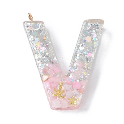 Resin Pendants RESI-B029-01P-V-1