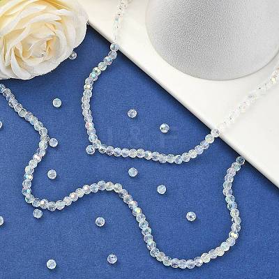 Glass Beads Strands LS-GF4mmC28-AB-1