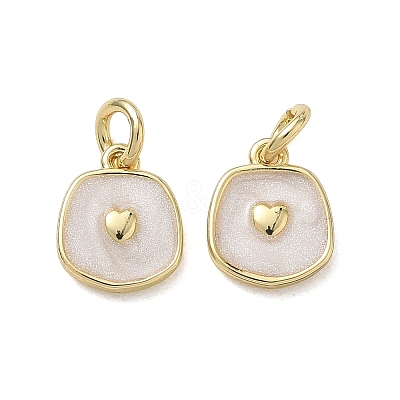 Brass Enamel Pendants KK-CBA5585-08G-03-1