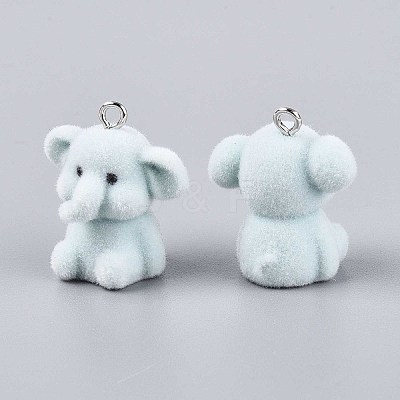 Flocky Animal Resin Pendants FIND-S001-06A-1