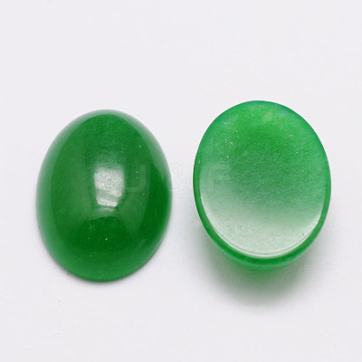 Oval Natural Malaysia Jade Cabochons G-K020-25x18mm-11-1