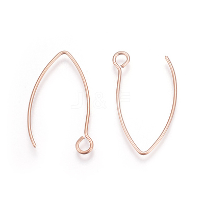 Ion Plating(IP) 304 Stainless Steel Earring Hooks STAS-L216-03A-RG-1