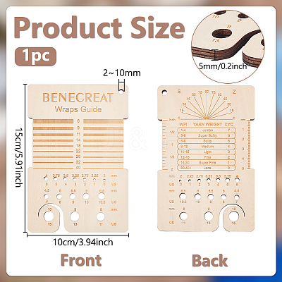 Wood Rulers TOOL-WH0155-148A-1