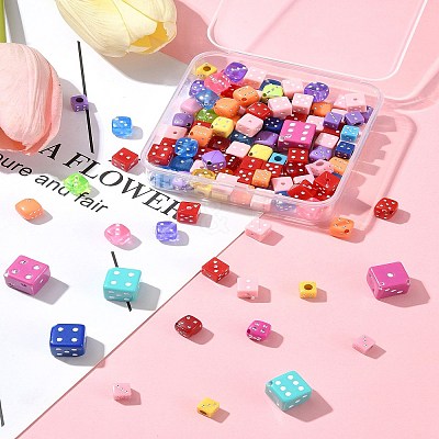 Acrylic Beads Sets OACR-FS0001-76-1
