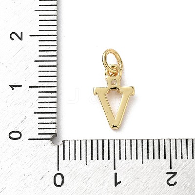Brass Pave Clear Cubic Zirconia Charms KK-A273-01G-V-1