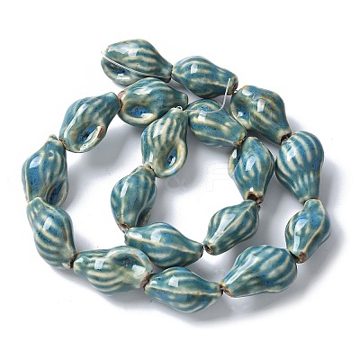Ocean Series Handmade Porcelain Beads PORC-R002-04I-1