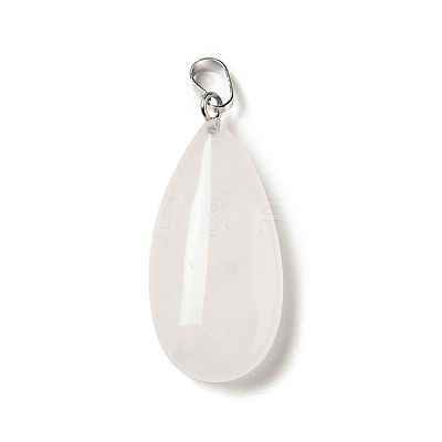 Natural Quartz Crystal Pendants G-P474-01P-15-1