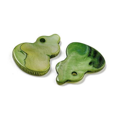 Dyed Natural Freshwater Shell Pendants BSHE-G034-11F-1