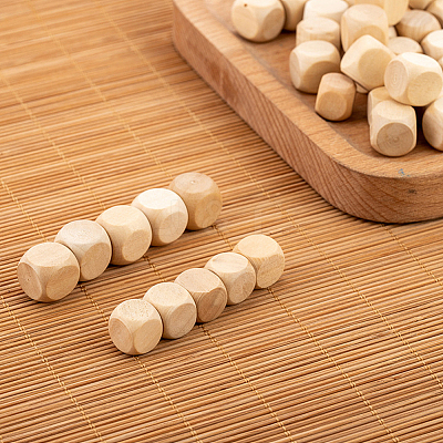 300Pcs Unfinished Schima Woods Block DJEW-SP0001-52C-1