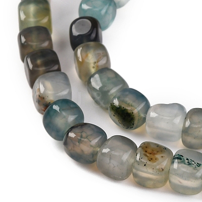 Natural Dragon Veins Agate Beads Strands G-G177-E06-01-1