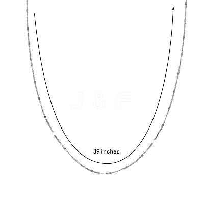 304 Stainless Steel Figaro Chains CHS-SZ0001-02P-1