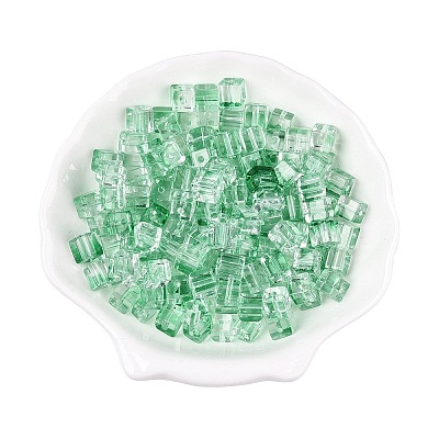 Baking Paint Transparent Glass Beads DGLA-N005-01A-05-1