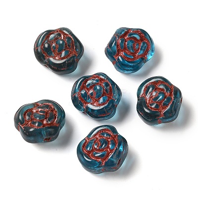Transparent Lampwork Beads LAMP-P065-01A-01-1