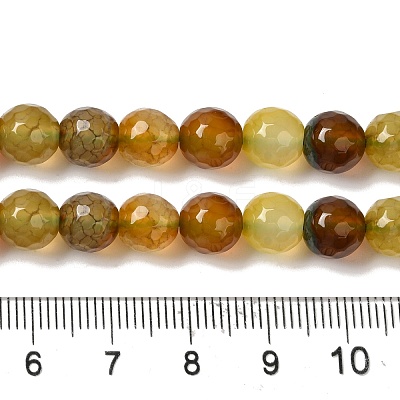 Dyed & Heated Natural Dragon Veins Agate Beads Strands X-G-P539-A01-26-1