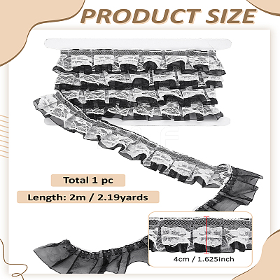2M Polyester Lace Ribbons OCOR-LP0004-58-1