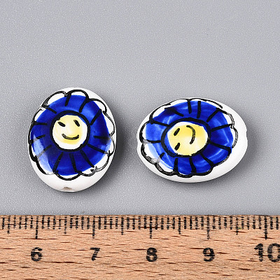 Handmade Porcelain Beads PORC-T134-14M-1