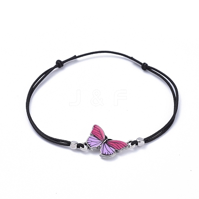 Adjustable Elastic Cord Bracelets X-BJEW-JB05284-M-1